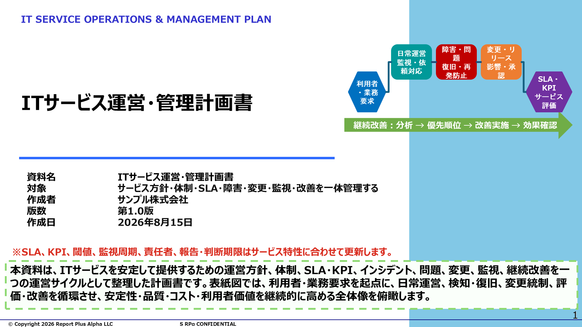 01 ITサービス運営・管理計画書